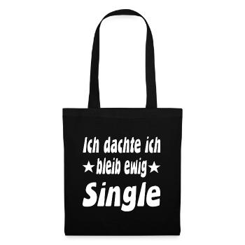 Single - Stoffbeutel - Schwarz - Vorne