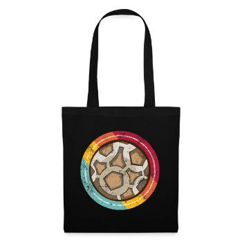 Handball vintage - Sac en tissu - noir - Devant