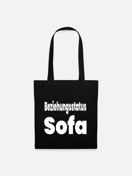 Sofa - Stoffbeutel - Schwarz
