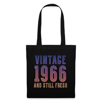 Vintage 1966 - Stoffbeutel - Schwarz - Vorne