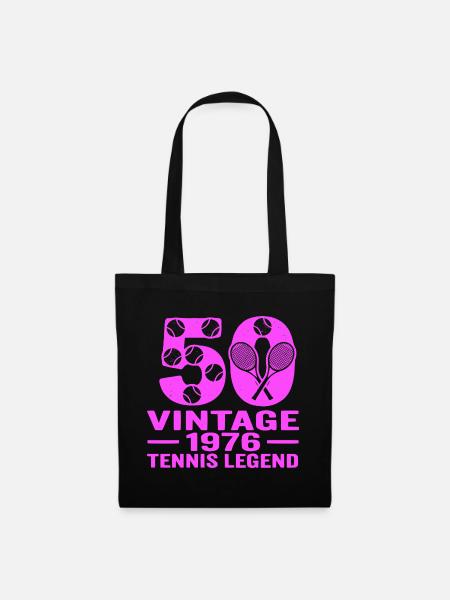 50e anniversaire de tennis 1976, chemise, sweat à capuche, short - Sac en tissu - noir