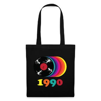 Millésime 1990 - Sac en tissu - noir - Devant