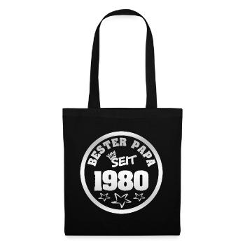 1980 - Stoffbeutel - Schwarz - Vorne