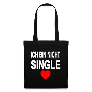 Single - Stoffbeutel - Schwarz - Vorne