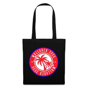 Palmiers de Majorque 2026 - Sac en tissu - noir - Devant