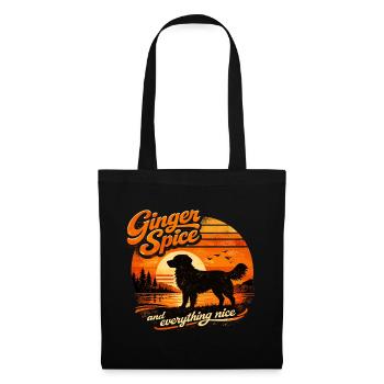 Great Retro 70s: Ginger Spice & Everything Nice - Tote Bag - black - Front