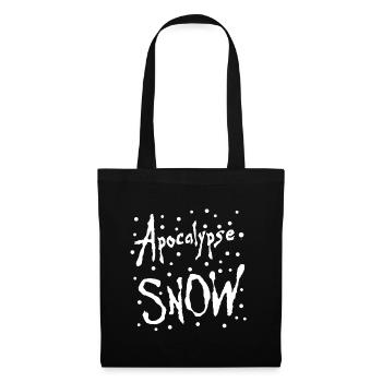 Apocalypse Snow – Ski-, Snowboard- und Humor-T-Shirt - Stoffbeutel - Schwarz - Vorne