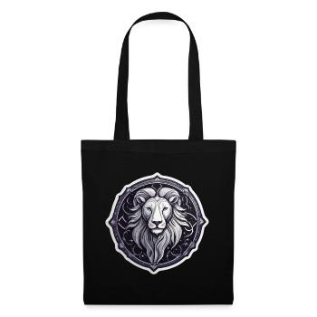 Cosmic Leo Round Astral Pattern - Tote Bag - black - Front