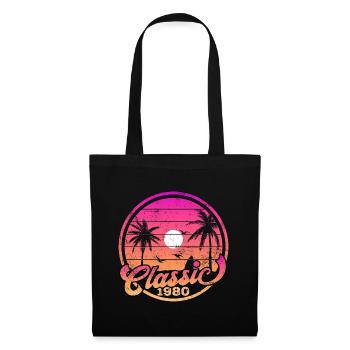 1980's Vintage Vintage Birthday Gift - Tote Bag - black - Front