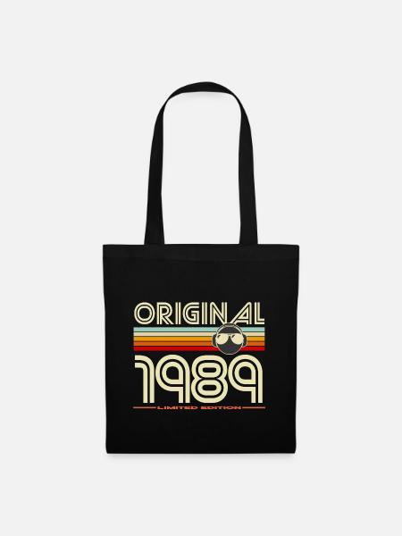 Originaler Retro-Helm von 1989 - Stoffbeutel - Schwarz