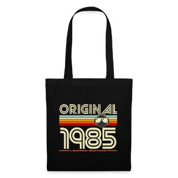 Originale Retro Limited Edition von 1985 - Stoffbeutel - Schwarz - Vorne