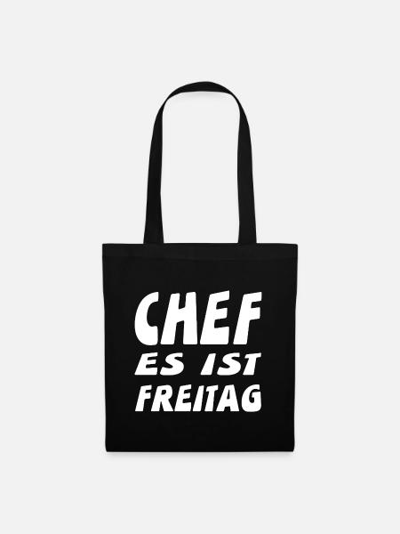Chef - Stoffbeutel - Schwarz