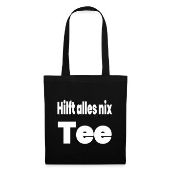 Tee - Stoffbeutel - Schwarz - Vorne