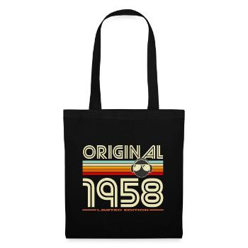 Original 1958 édition rétro - Sac en tissu - noir - Devant