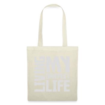 Vivre ma vie la plus correcte Drôle de dicton, médiocre - Sac en tissu - nature - Devant