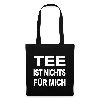 Tee - Stoffbeutel - Schwarz - Vorne