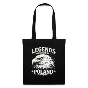 Poland Legend: White Eagle – Pride & Tradition - Tote Bag - black - Front