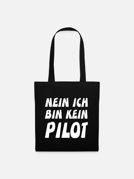 Pilot - Stoffbeutel - Schwarz