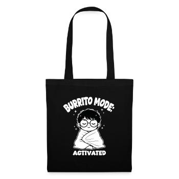 Burrito-Cover-Modus - Stoffbeutel - Schwarz - Vorne