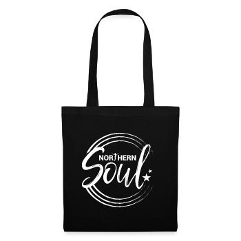 Conception du badge Northern Soul - Sac en tissu - noir - Devant