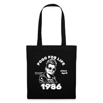 40. Birthday Pogo for life since 04/1986 - Tote Bag - black - Front