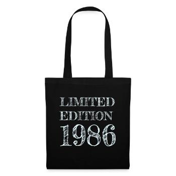Millésime 1986 - Sac en tissu - noir - Devant
