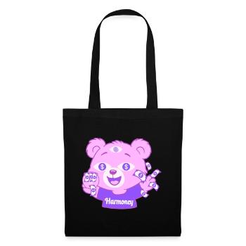 Harmoney Teddy - Sac en tissu - noir - Devant