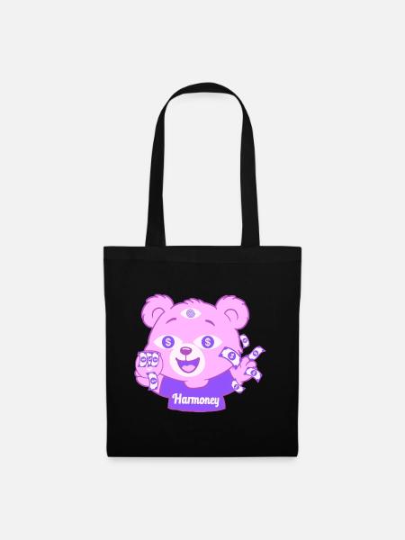 Harmoney Teddy - Stoffbeutel - Schwarz