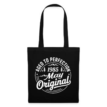mai 1985 – Légende des sommets et montagnes - Sac en tissu - noir - Devant
