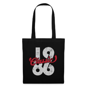 Millésime 1986 - Sac en tissu - noir - Devant