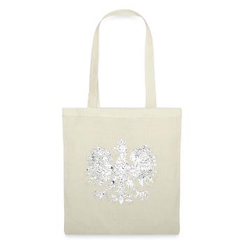 Polish Eagle Vintage – White Coat of Arms Grunge - Tote Bag - nature - Front