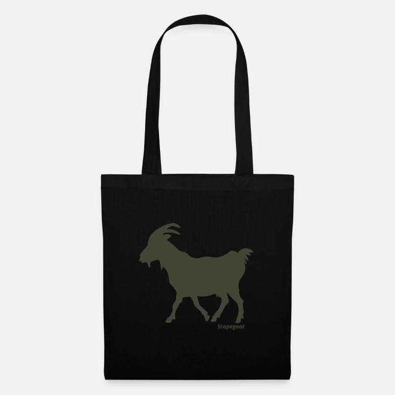 Scapegoat goat olive - Tote Bag - black