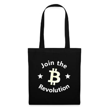 Bitcoin Revolt Circle - Tote Bag - black - Front