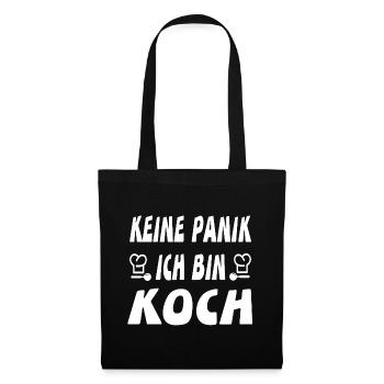 Koch - Stoffbeutel - Schwarz - Vorne