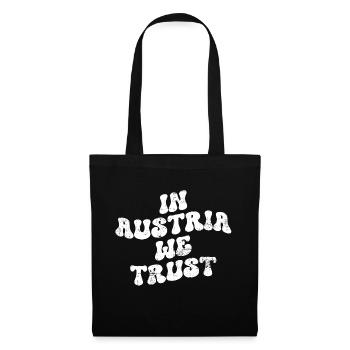 En Autriche, nous avons confiance - Sac en tissu - noir - Devant