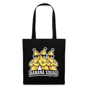 Banane Rigolote : Design Fruit et Humour - Sac en tissu - noir - Devant