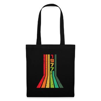 Millésime 1977 - Sac en tissu - noir - Devant