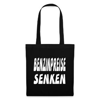 Benzin - Stoffbeutel - Schwarz - Vorne