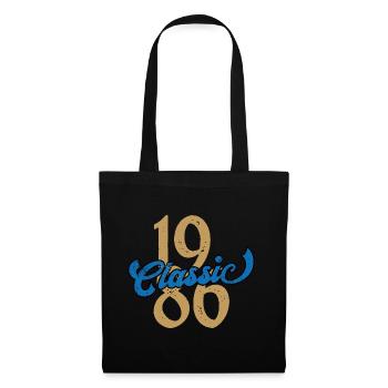 Millésime 1986 - Sac en tissu - noir - Devant
