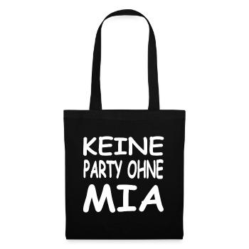 Mia - Stoffbeutel - Schwarz - Vorne
