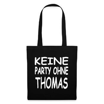 Thomas - Stoffbeutel - Schwarz - Vorne