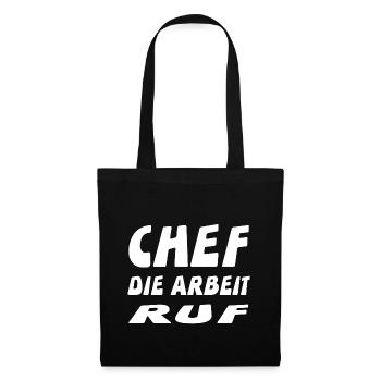 Chef - Stoffbeutel - Schwarz - Vorne