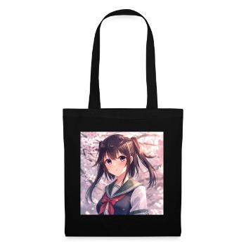 Uniforme scolaire Cherry Blossom - Sac en tissu - noir - Devant