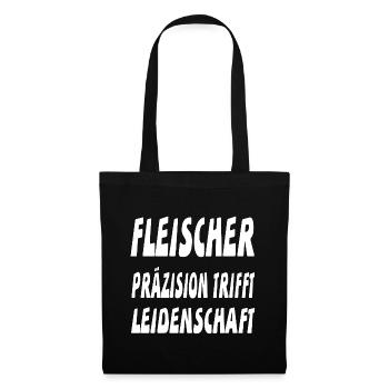 Fleischer - Stoffbeutel - Schwarz - Vorne