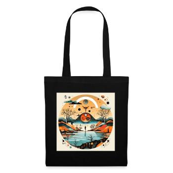 Circle Landscape of the Eyes - Tote Bag - black - Front