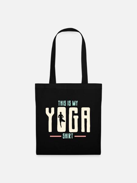 Yoga - Stoffbeutel - Schwarz