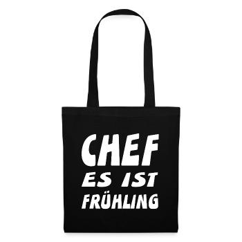 Chef - Stoffbeutel - Schwarz - Vorne