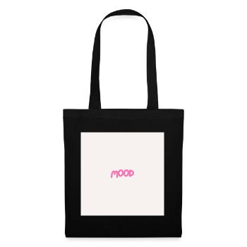 "MOOD" Grafik-T-Design - Stoffbeutel - Schwarz - Vorne