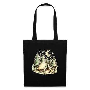 Camping - Tote Bag - black - Front