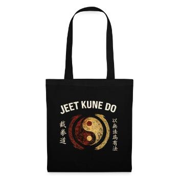 Jeet Kune Do Shirt Yin Yang Kung Fu Fighter JKD - Tote Bag - black - Front